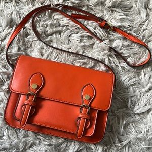 Steve Madden orange crossbody purse